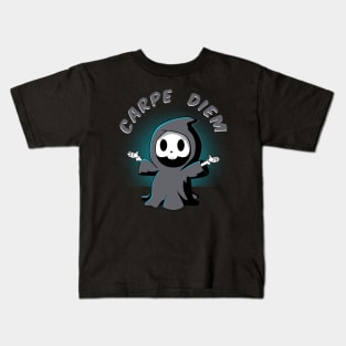 Carpe Die / Funny Grim Reaper Design Kids T-Shirt